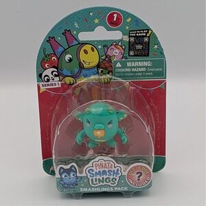 Piñata Smashlings Series 1 Blush Dragon 1-Pack Roblox Blue Green Fire Figure NIP